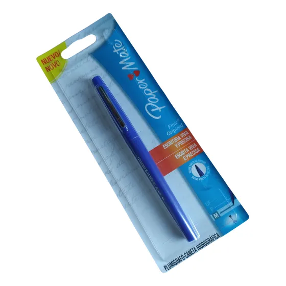 Caneta Papermate  Hidrográfica Flair Média Azul  