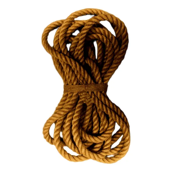25mm Soga Yute Gruesa Cordón Artesanal Biodegradable 30m Chocolate