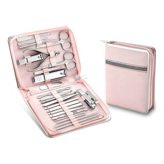 Kit Manicure Pedicure Com Estojo De 26 Peças, Compacto Kit Manicure Pedicure Com Estojo De 26 Peças, Compacto