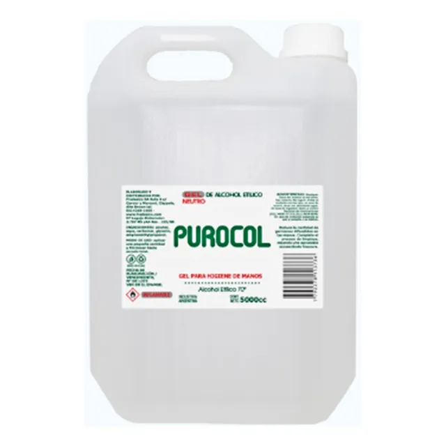Alcohol Etílico Purocol Al 70° Bidón 5 Litros