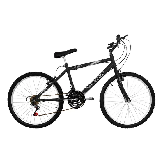 Bicicleta Ultrabikes Aro 24 Câmbio 18 Marchas V-brake Tam.15