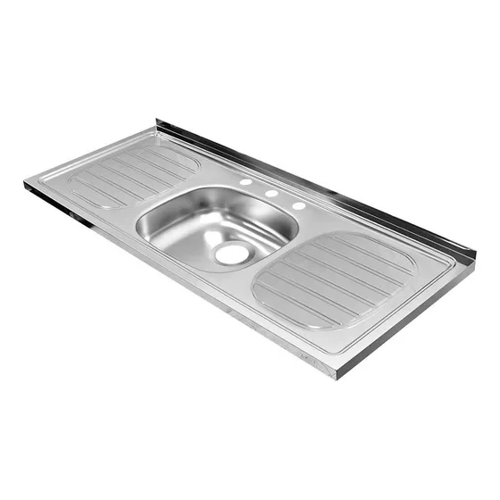 Fregadero Lavaplatos Sencillo Acero Una Tina 1500x500mm