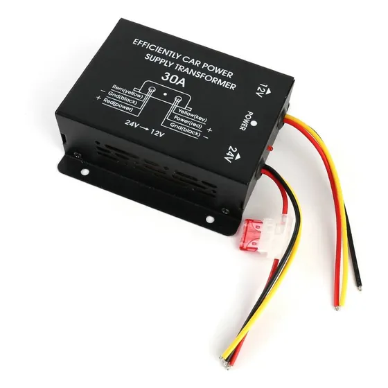 Convertidor De Voltaje 24v A 12v 30a