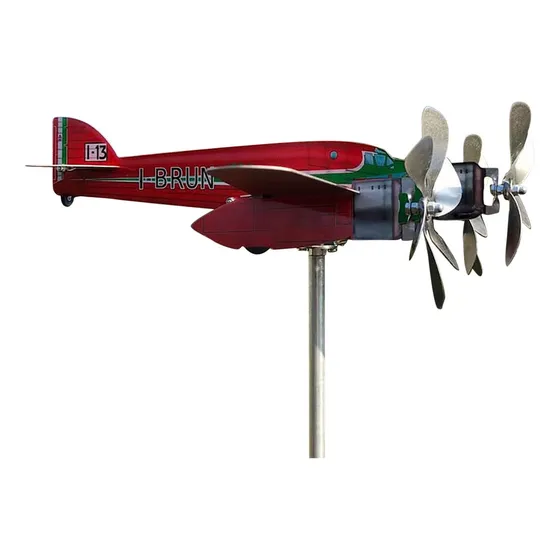 Airplane Weathervane: Presente De Aviação De Metal Ao Ar Liv