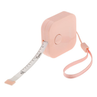 Mini Cinta Retráctil Para Medir La Circunferencia De Rosado Mini Cinta Retráctil Para Medir La Circunferencia De Rosado
