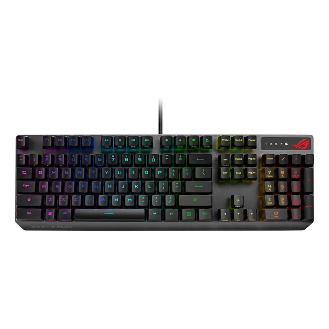Teclado Gamer Mecánico Asus Rog Strix Scope Rx, Negro
