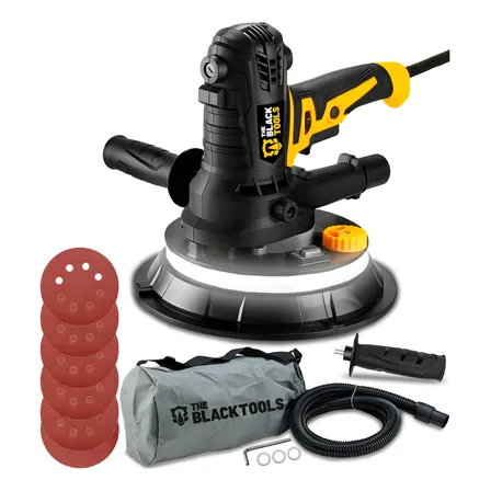 Lixadeira Teto E Parede Telescópica Led 1000w Profissional 220v Preto 220v 60 Hz