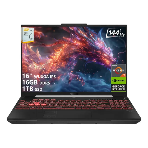 Asus Tuf A16 Gaming Laptop · 16 Wuxga Ips 144hz