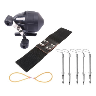 Kit Pesca P/ Atiradeira Carretilha Dardo Flecha + Bracelete Kit Pesca P/ Atiradeira Carretilha Dardo Flecha + Bracelete