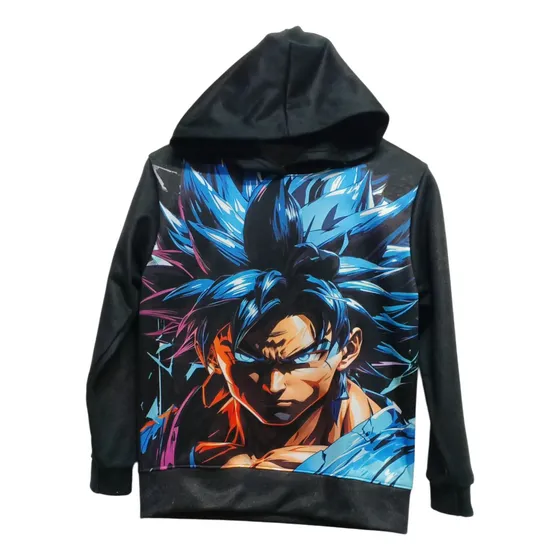 Suéter Goku Dragón Ball Juvenil Tallas 12-14-16
