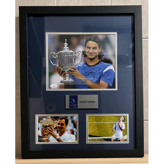 Cuadro Firmado Roger Federer Con Certificado D Autenticidad