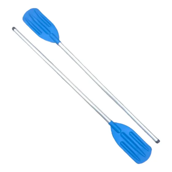 Kit 2 Remos Cabo Alumínio P/ Bote Barco Pesca Canoa 1,5 M
