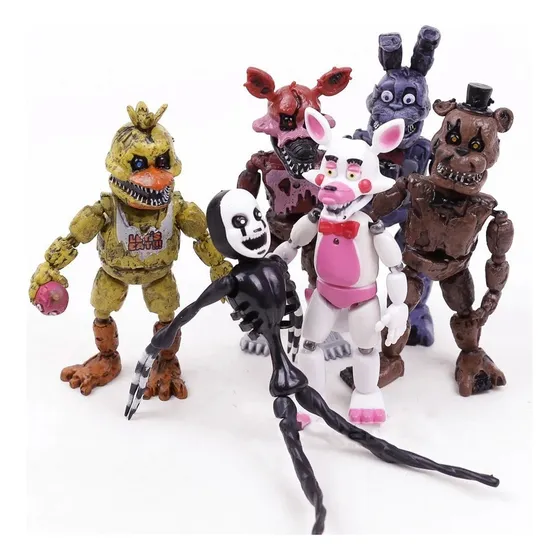 Boneca Destacável Cinco Noites Por Fnaf Freddy-destacável 6p