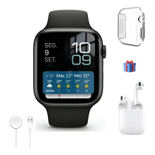 Apple Watch Series 8 GPS - Caixa meia-noite de alumínio 45 mm