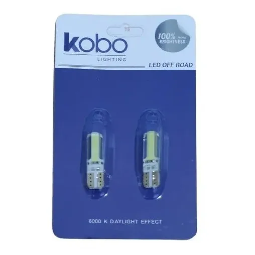 Led X2 Posicion Blanca T10 W5w Siliconado