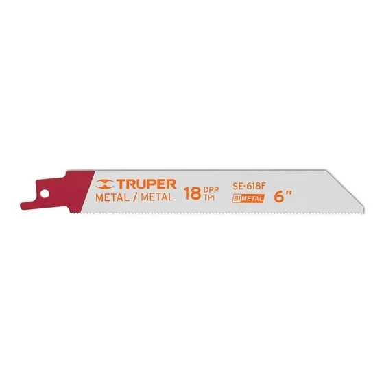 Segueta Sierra Sable 6´ Metal Tuberia Lamina 18dpp 2pz 10796