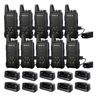 Walkie Talkies Rt22s (paq. 10) Con Base De Carga Walkie Talkies Rt22s (paq. 10) Con Base De Carga