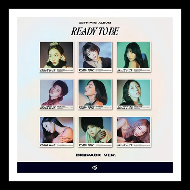 (digipack) Twice Ready To Be 12th Mini Album (9 Ver