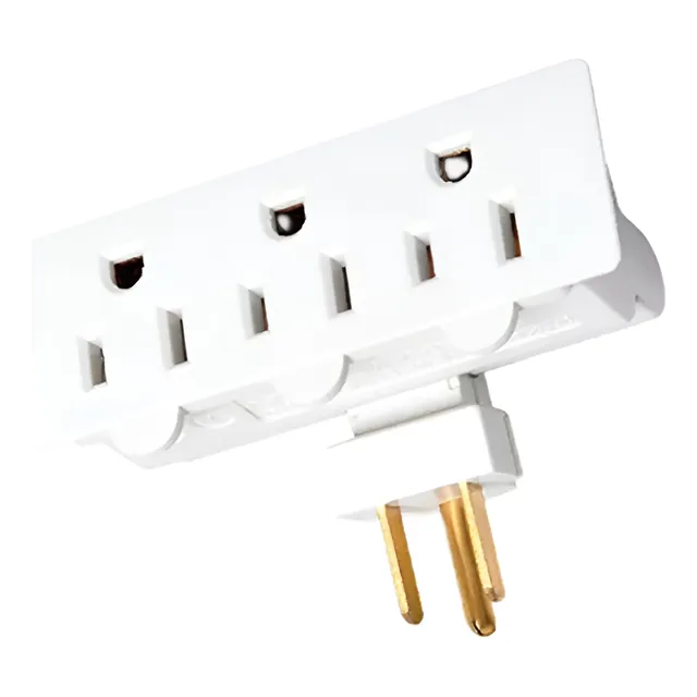 Multitoma Tee 15 Amp 3 Salidas Movil Con Polo A Tierra