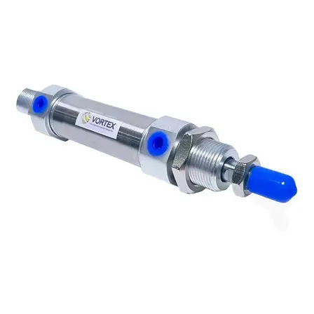 Cilindro Pneumático Iso 6432 Dupla Ação Ø25 X 50mm De Curso