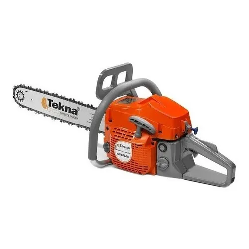 Motosserra À Gasolina 54cc 3hp Sabre 18 Polegadas Cs58 Tekna Cor Laranja