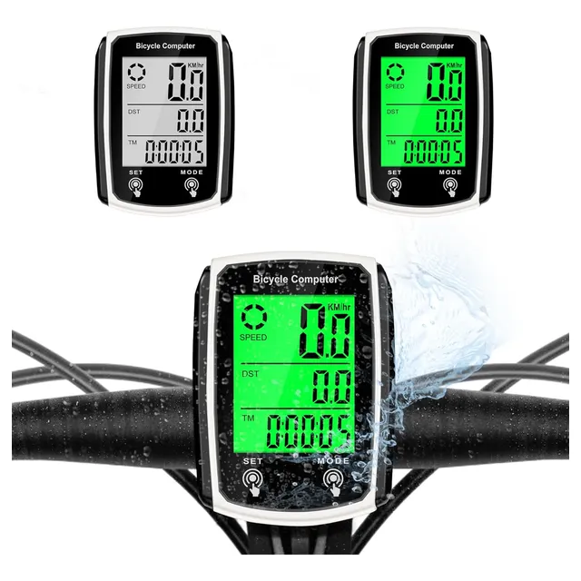 Odometro Para Bicicletas 18 Funciones Velocimetro Ipx6 + Led