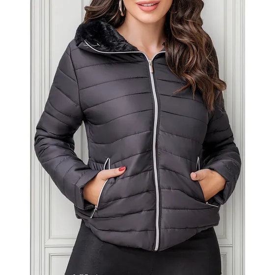 Chaqueta Lorena Negro Para Mujer Croydon