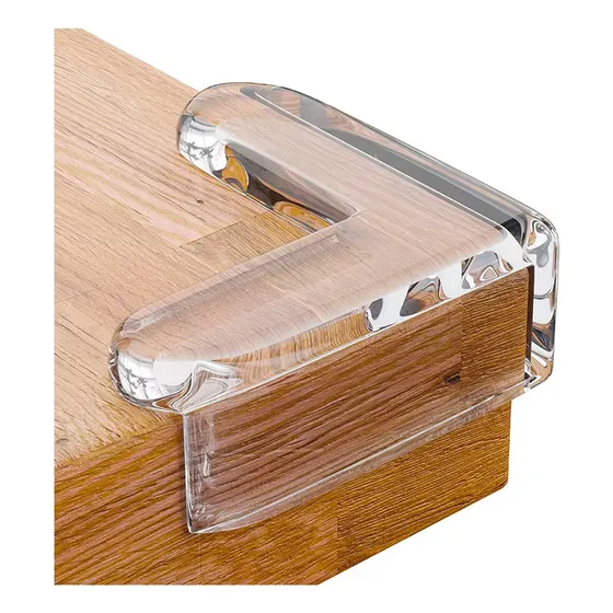 Set x20 Protectores Esquineros Gadnic Seguridad Mesa Bebe Transparente