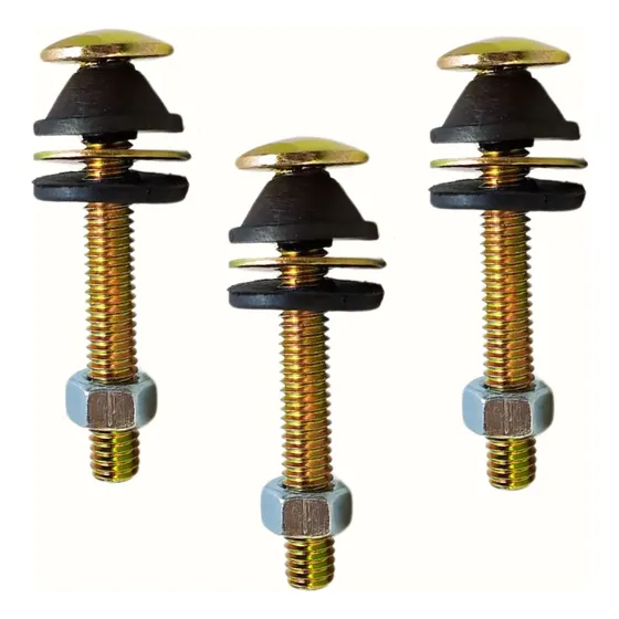 Tornillo De Acoplar Para W. C. De Fierro (24 Piezas)