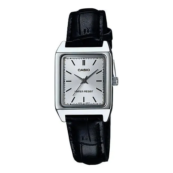 Reloj Casio Modelo Ltp V007 Negro Caratula Blanca