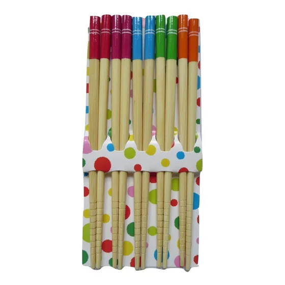 Palillo Para Niño Color Arco Iris (bamboo) 5