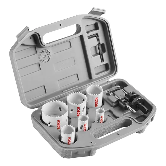 Sierras De Perforación Bimetálicas Bosch Hsbim9 Kit 9 Piezas