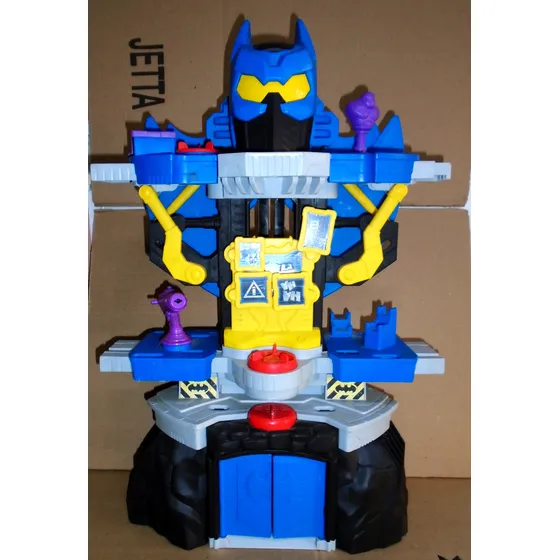 Imaginext Dc Batman Batcaverna Mega Mattel 40cm
