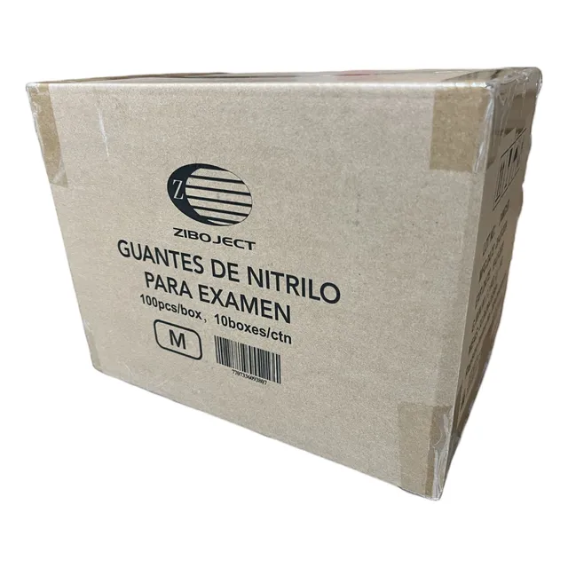 Guante Nitrilo Azul(todas Las Tallas) Caja X 10 Disp X 100 U