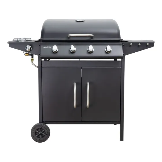 Barbacoa A Gas Patio Jardin Portatil Decakila 4 Quemadores