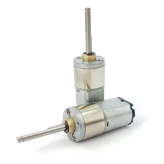 Uds Dc 5 Motor Reductor Eje Largo Pequeño Estuche Metal
