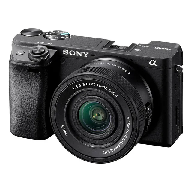 Cámara Sony Aps-c Ilce-6400k: Cámara A6400 + Lente Selp16502
