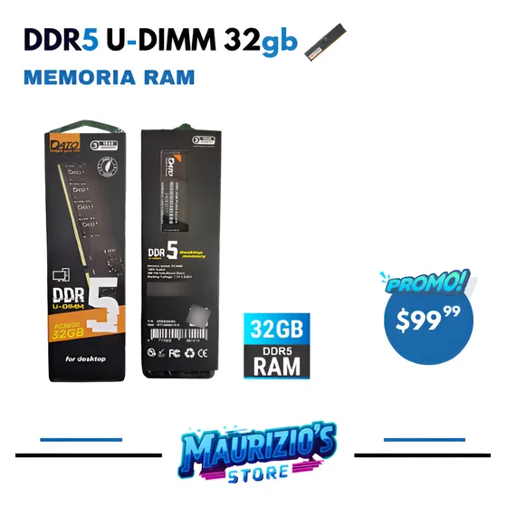 Memoria Ram Ddr5 U-dimm 32gb Pc5600 Dato