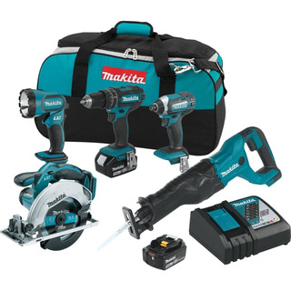 Combo Inalámbrico Makita Xt505 18v, 5 Piezas Combo Inalámbrico Makita Xt505 18v, 5 Piezas
