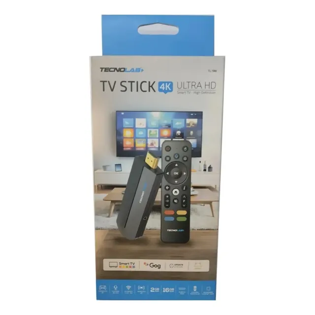 Tv Stick Tecnolab Ultra Hd Smart Tv Negro