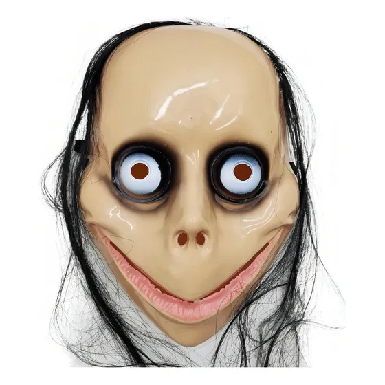 Mascara Plastica Momo Terror Halloween Noche De Brujas Color Natural Careta