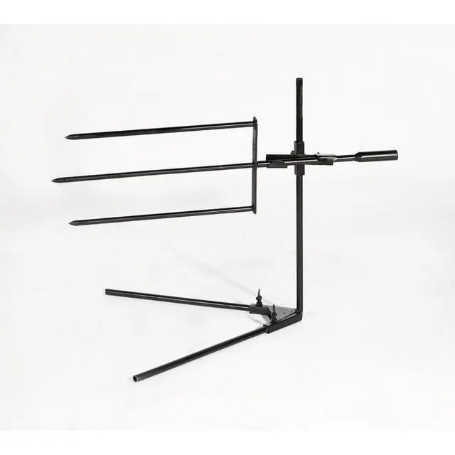 Asador 3 Pinches A La Llama Portatil Asado Pesca Camping