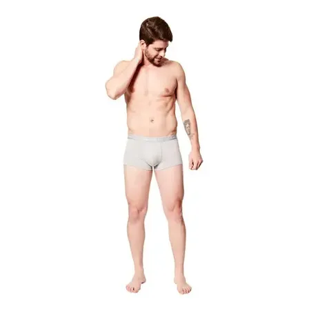 Kit 2 Cuecas Boxer Masculinas Elástico Calvin Klein Cinza G