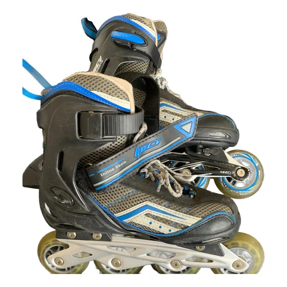Patines Holy 4 Ruedas Lineales Ajustables Azules