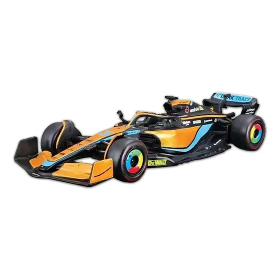 Cochecito en miniatura coleccionable Formula 1 Racing, 1/43 Burago, color amarillo, Mclaren 38063