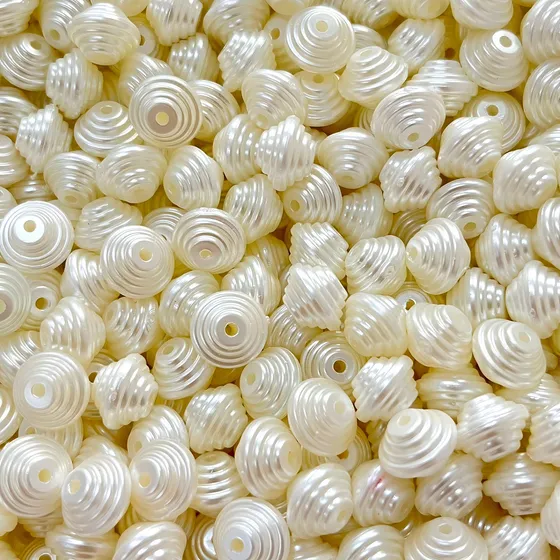 85 Pcs Miçangas Pérola De Pião Para Crianças 50g Diâmetro 12 Mm