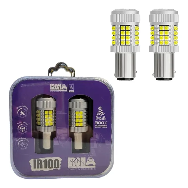 Kit 2 Lamparas Led P21/5w Ir100 Irx Dakar Kobo 12v Canbus
