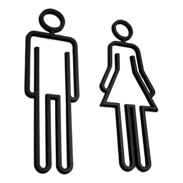 Señal De La Puerta Del Baño Letreros De Baño Para Negocios P
