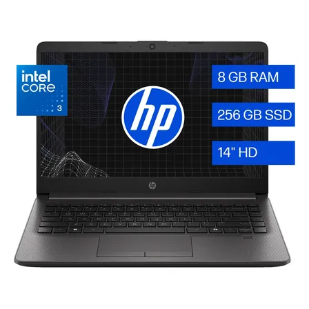 Notebook HP 240R G9 Intel Core 3 8GB RAM 256GB SSD Windows 11 Home