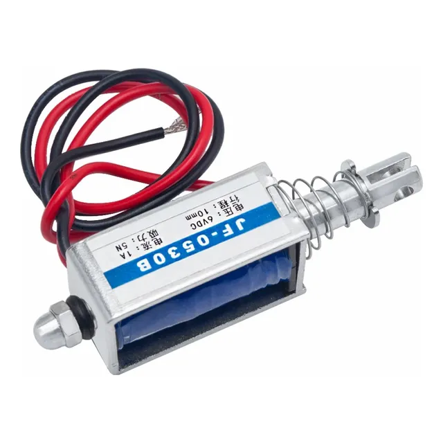 Mini Solenóide 6v 12v 24v Acionamento Eletrônico Projetos